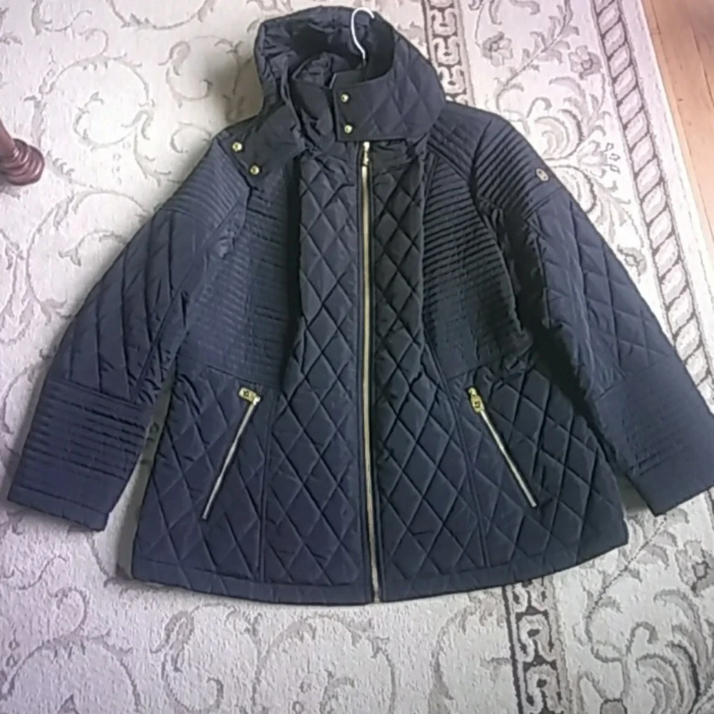 NWT Michael Kors plus size jacket. 1x black